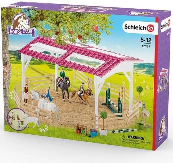 Schleich szkółka jeździecka - idealny zestaw do zabawy dla dzieci Schleich szkółka jeździecka - idealny zestaw do zabawy dla dzieci